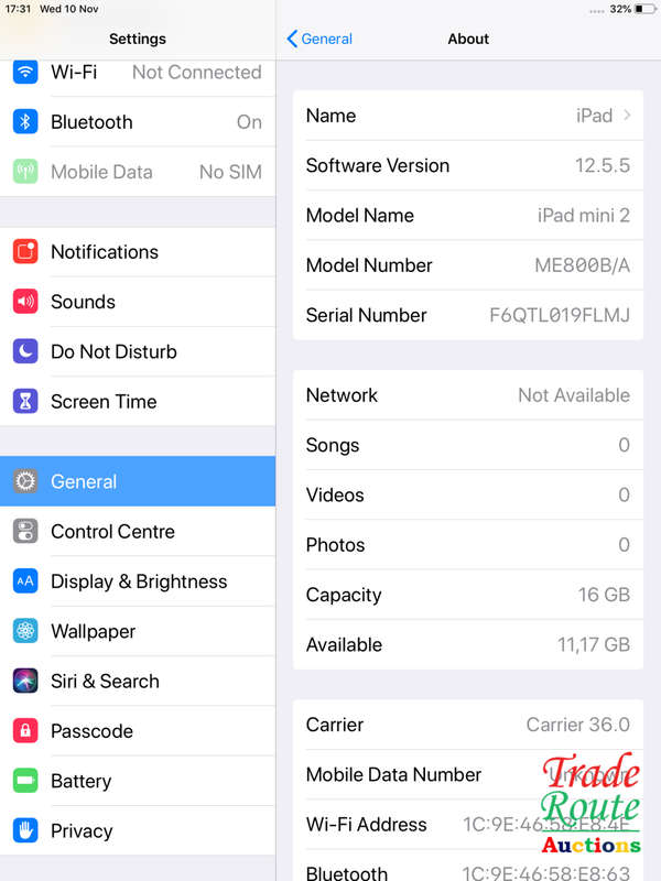 Apple ME800B/A - iPad mini 2 with Retina display Wi-Fi + Cellular 16GB - Space Grey