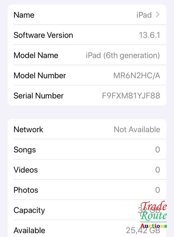 Apple iPad 6th Gen 2018 | MR6N2HC/A | WiFi + Cellular | 32GB | Space Grey | A1954 | RETINA