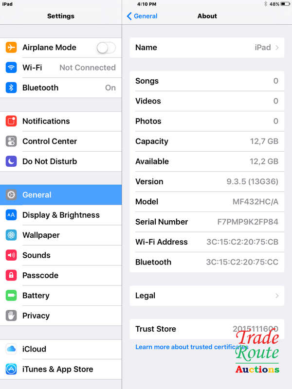 IPAD MINI 1 | 16GB | WiFi SPACE GREY | MF432HC/A | A1455 | APPLE | 7.9 inch Tablet * iPad Mini*