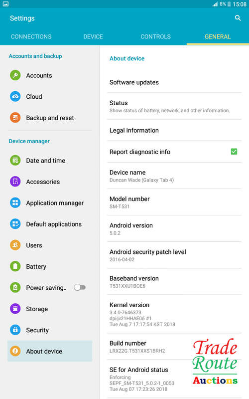 Samsung Galaxy Tab 4 10.1 3G SM-T531