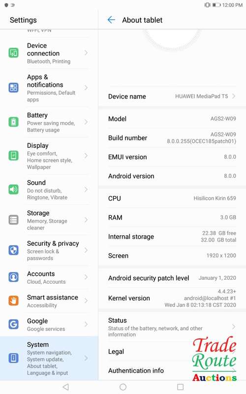 Huawei MediaPad T5 Tablet with 10.1" IPS FHD Display, Octa Core, Dual Harman Kardon-Tuned Speakers
