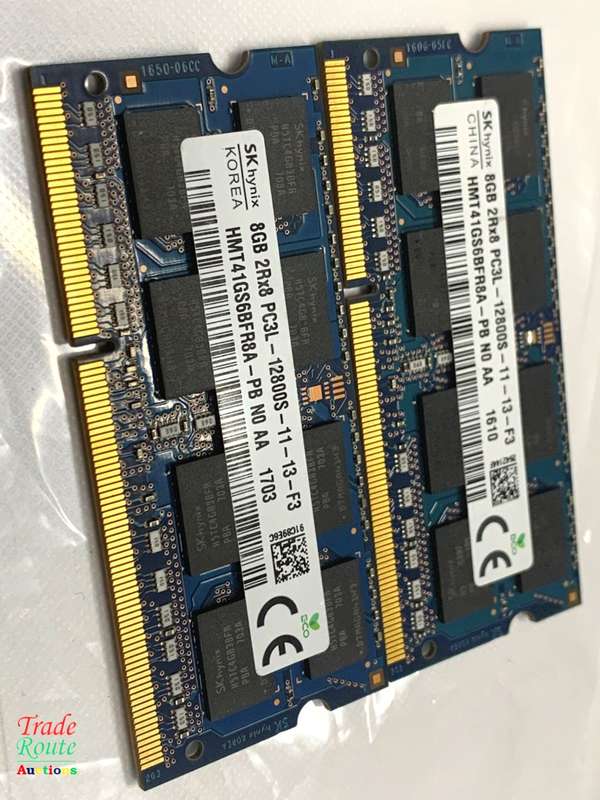 SK HYNIX 1x 8GB DDR3 RAM PC3L-12800S 1600Mhz LAPTOP RAM - HMT41GS6BFR8A