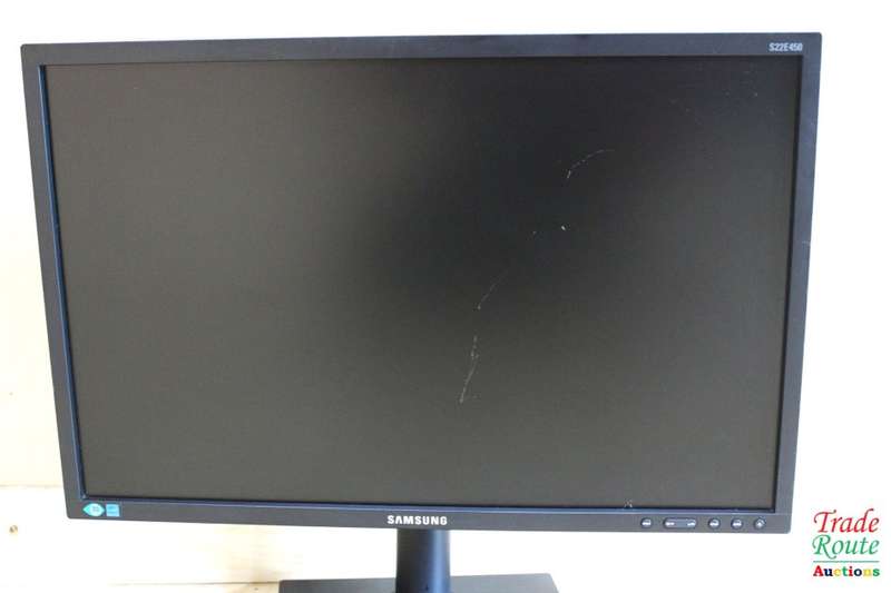 Samsung S22E450BW 22-Inch LED Monitor - Black [ SCRATCHES ON SCREEN ]