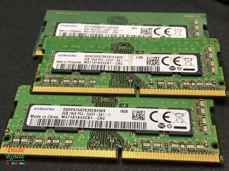 SAMSUNG 8GB DDR4 RAM - M471A1K43CB1-CRC PC4 2400T Memory Module Laptop RAM