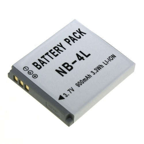 Replacement NB-4L Battery for Canon IXUS 80IS, IXUS 75, IXUS 70, IXUS 65,IXUS 60, IXUS 55, IXUS 30