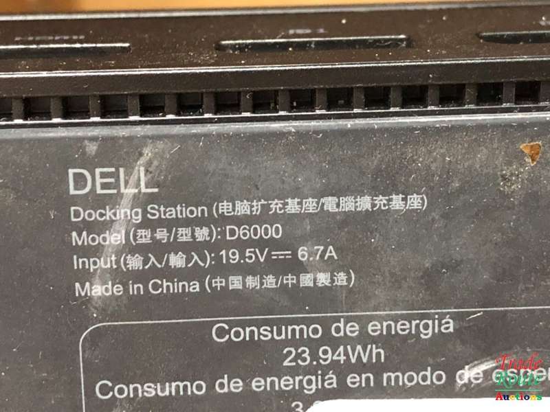 Docking Station -  DELL D6000 USB 3.0 (3.1 Gen 1) Type-C Nero