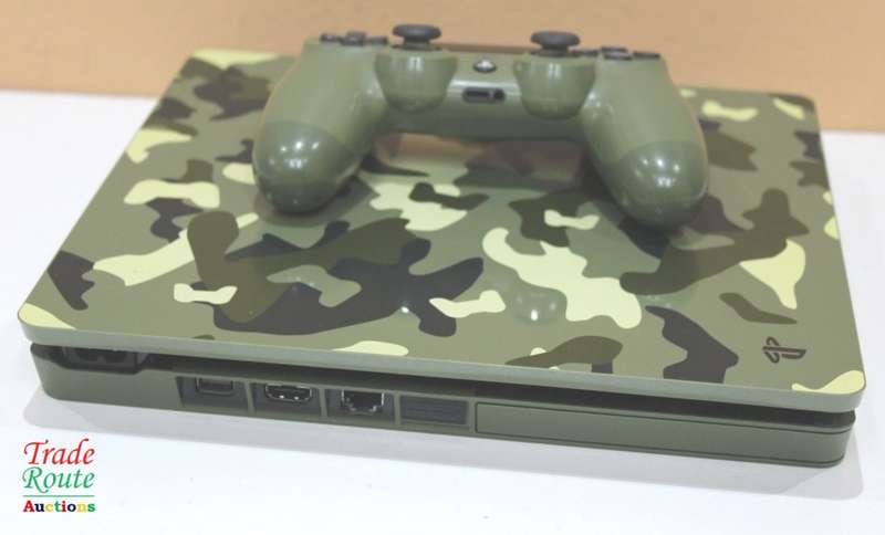 Sony PS4 PlayStation 4 SLIM console - CUH-2116A - 1TB LIMITED EDITION WWII GREEN CAMOUFLAGE
