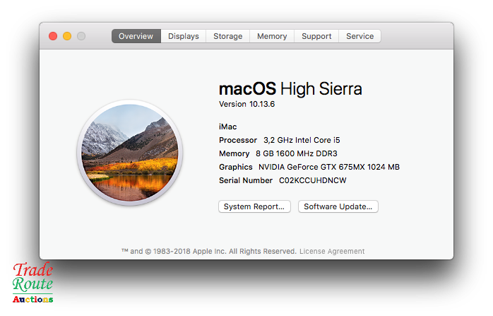 Apple iMAC | 27 INCH | Core i5 3.2GHz | 8GB RAM | 1TB HDD * ULTRASLIM  * Nvidia GeForce Graphics