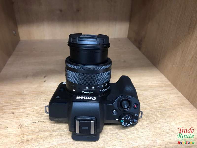 Canon EOS M50 24.1MP Mirrorless Camera with 15-45mm IS STM Lens - Black