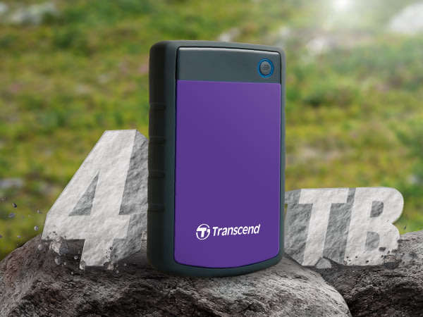 Transcend StoreJet 25H3 2.5 USB 3.1 4TB External HDD Hard Drive [OPEN BOX - NEW]