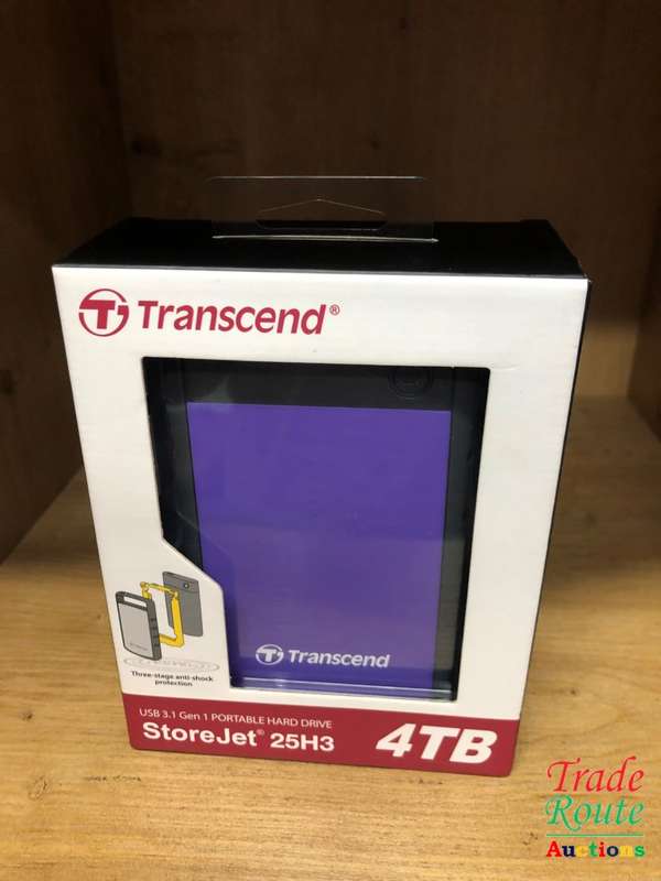 Transcend StoreJet 25H3 2.5 USB 3.1 4TB External HDD Hard Drive [OPEN BOX - NEW]
