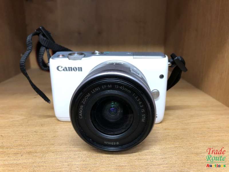 Canon EOS M10 Mirrorless Camera Kit with EF-M 15-45mm Image Stabilization STM Lens Kit (White)