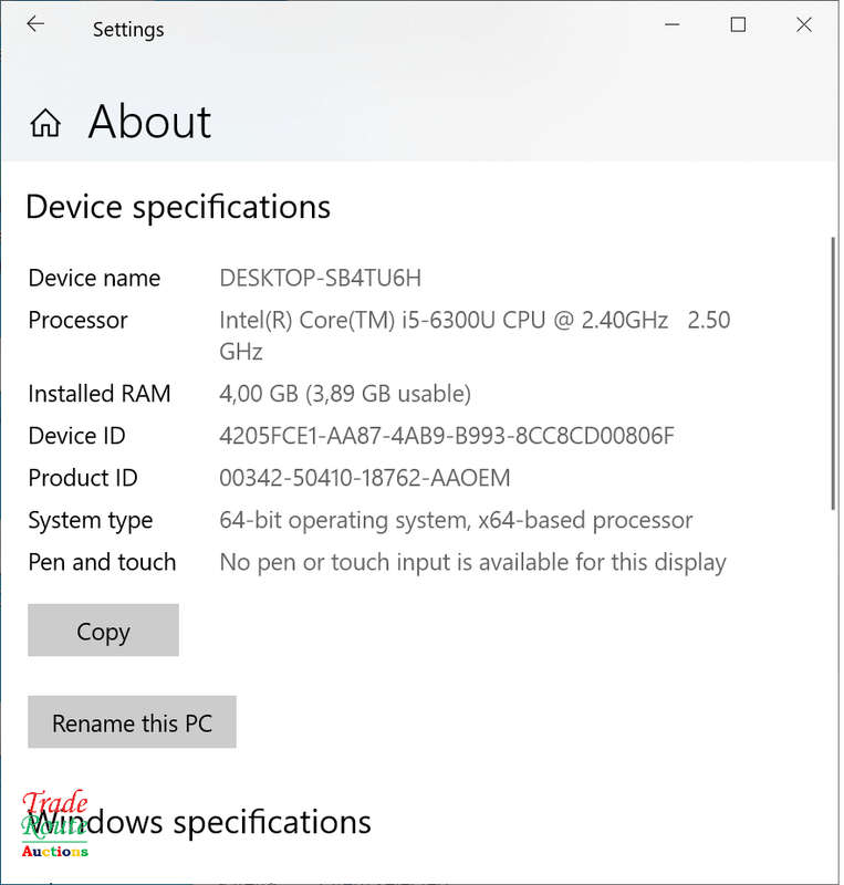 FUJITSU LIFEBOOK E746 LAPTOP - Core i5 6th Gen - 4GB RAM - 500GB HDD