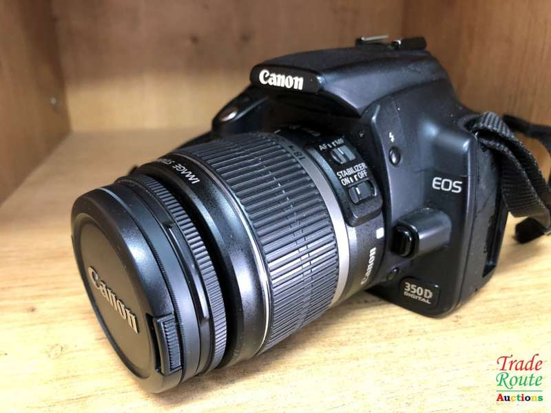 Canon EOS 350D Digital SLR camera (BLACK) WITH 18-55 mm EFS LENS
