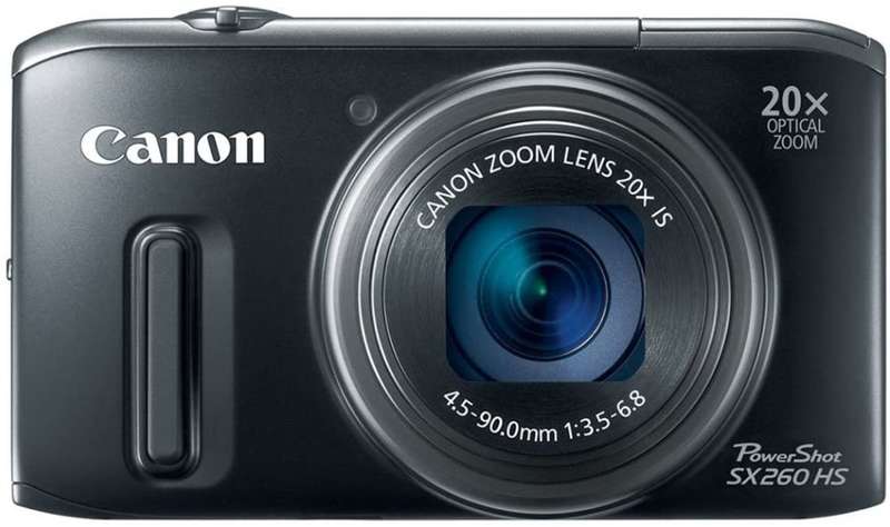 Canon PowerShot SX260 HS 12.1 MP CMOS Digital Camera with 20x Image Stabilized Zoom 25mm Wide-Angle