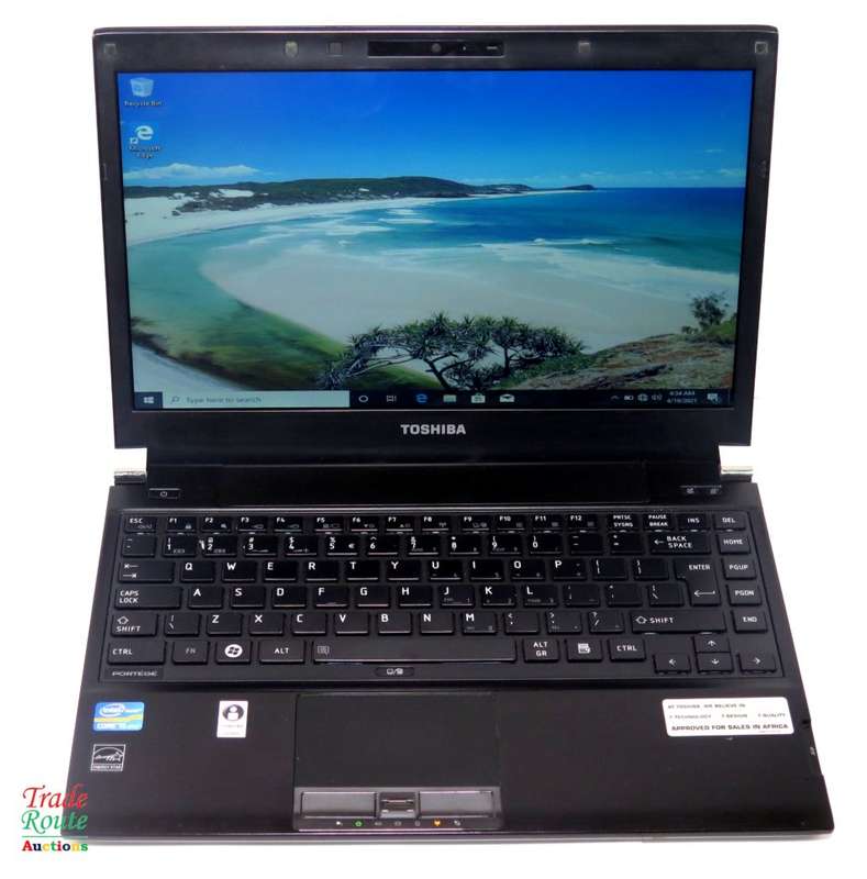 TOSHIBA PORTEGE R830 LAPTOP | CORE i5 2520M @ 2.50GHz | 8GB RAM | 320GB HDD | LAPTOP
