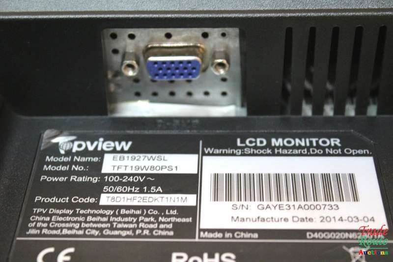TOPVIEW 18.5-inch LED Monitor 1366 x 768 Resolution - Computer Monitor