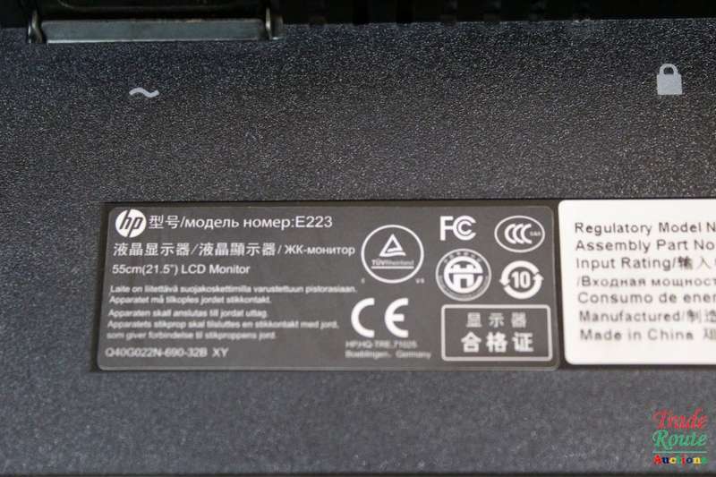 HP EliteDisplay E223 | 21.5" Monitor | HD IPS Screen | Silver | Stylish