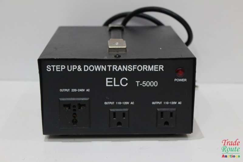 STEP UP 110V TO 220V & STEP DOWN 220V TO 110V TRANSFORMER - ELC T-5000