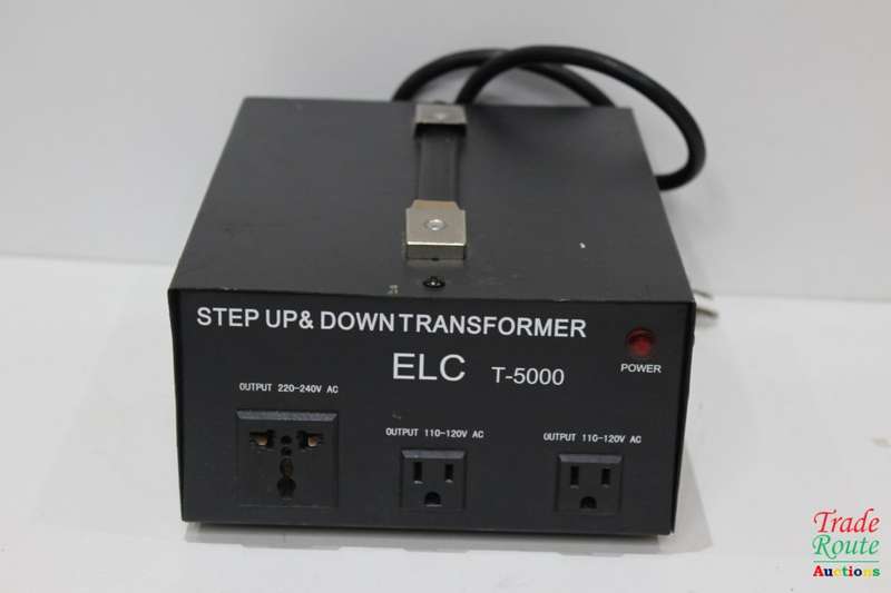 STEP UP 110V TO 220V & STEP DOWN 220V TO 110V TRANSFORMER - ELC T-5000