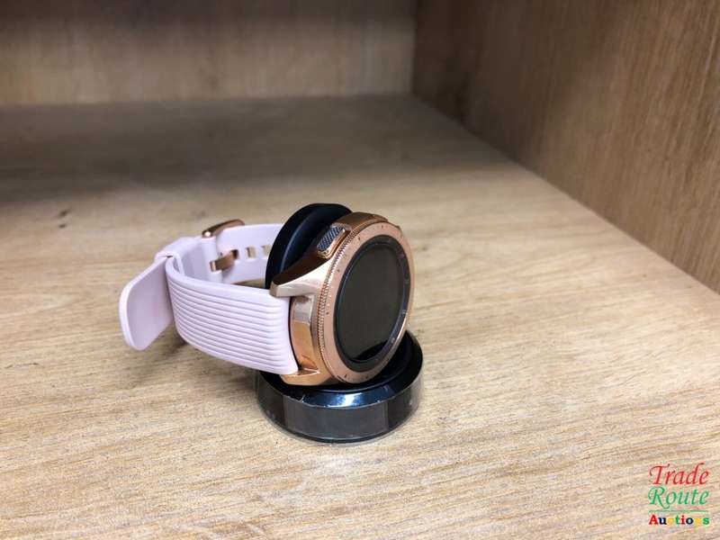 Smart Watches Samsung Galaxy Watch 42mm Smartwatch Bluetooth Android iOS Compatible SM R810 Rose Gold was sold for 1 010.00 on 29 Aug at 10 31 by TradeRouteAuctions in Johannesburg ID 592455185