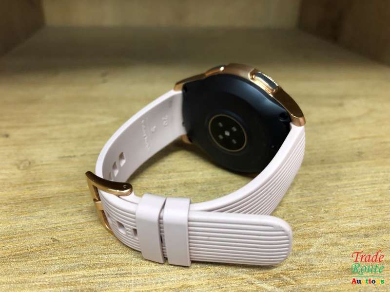 Smart Watches Samsung Galaxy Watch 42mm Smartwatch Bluetooth Android iOS Compatible SM R810 Rose Gold was sold for 1 010.00 on 29 Aug at 10 31 by TradeRouteAuctions in Johannesburg ID 592455185