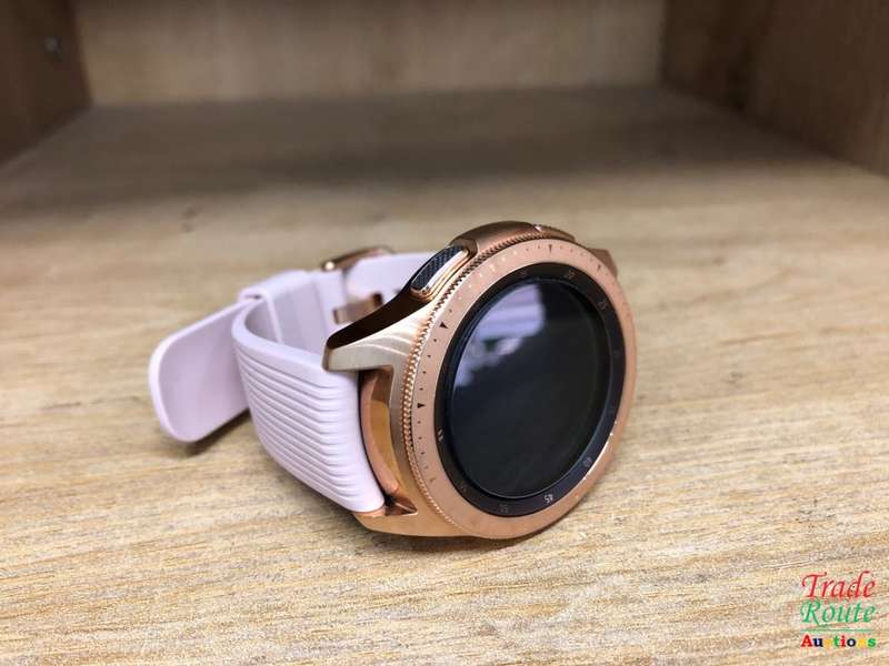 Smart Watches Samsung Galaxy Watch 42mm Smartwatch Bluetooth Android iOS Compatible SM R810 Rose Gold was sold for 1 010.00 on 29 Aug at 10 31 by TradeRouteAuctions in Johannesburg ID 592455185
