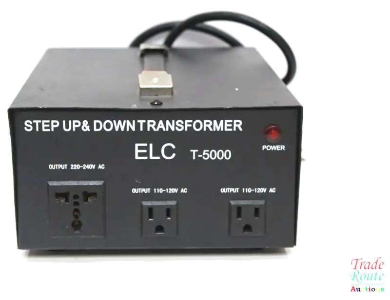 STEP UP 110V TO 220V & STEP DOWN 220V TO 110V TRANSFORMER - ELC T-5000