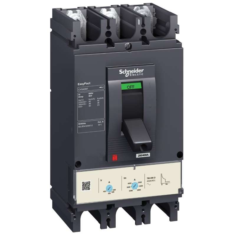 Schneider Easypact CVS400F Industrial Circuit Breaker 400A 36KA 3 Phase