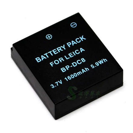 BP-DC8 Lithium-Ion Battery for Leica - (generic) Compatible with  Leica X1, X2, XS, X-U, X Vario