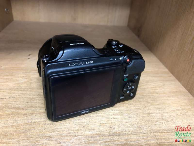 Nikon COOLPIX L820 16 MP CMOS Digital Camera with 30x Zoom Lens and Full HD 1080p Video (Black) 30X