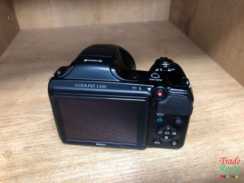 Nikon COOLPIX L820 16 MP CMOS Digital Camera with 30x Zoom Lens and Full HD 1080p Video (Black) 30X