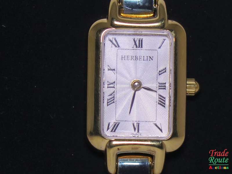 Michel Herbelin Gold Plated Ladies Watch - 17404-BP08 - unworn DEMO Boxed