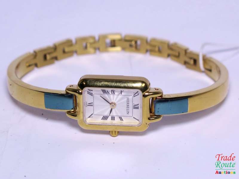 Michel Herbelin Gold Plated Ladies Watch - 17404-BP08 - unworn DEMO Boxed