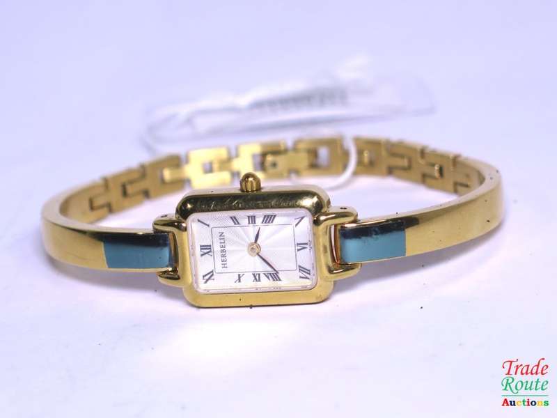 Michel Herbelin Gold Plated Ladies Watch - 17404-BP08 - unworn DEMO Boxed
