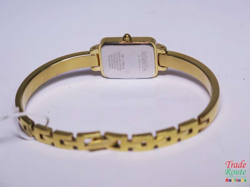 Michel Herbelin Gold Plated Ladies Watch - 17404-BP08 - unworn DEMO Boxed