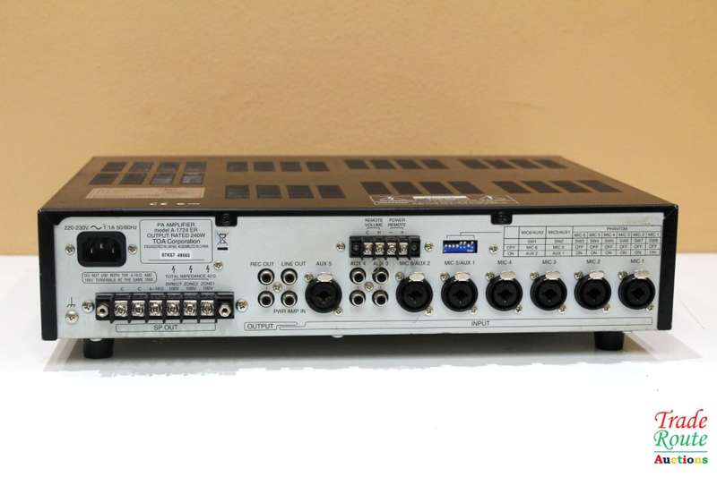 TOA PA A-1724 240W Mixer Amplifier