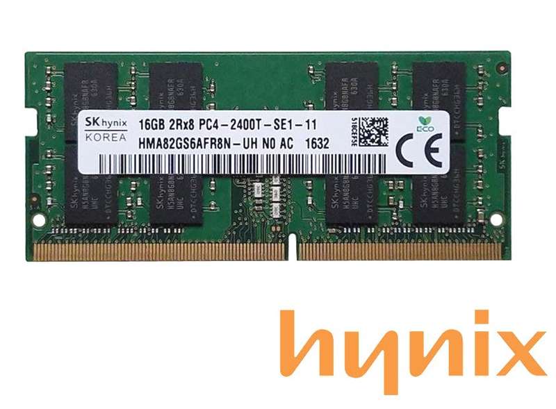 16GB DDR4 RAM for Laptops - Hynix HMA82GS6AFR8N-UH