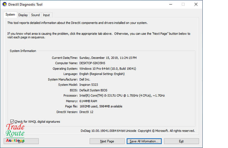 Dell INSPIRON 5323 LAPTOP | Intel Core i5 6GB RAM 500GB HDD -Faulty Battery