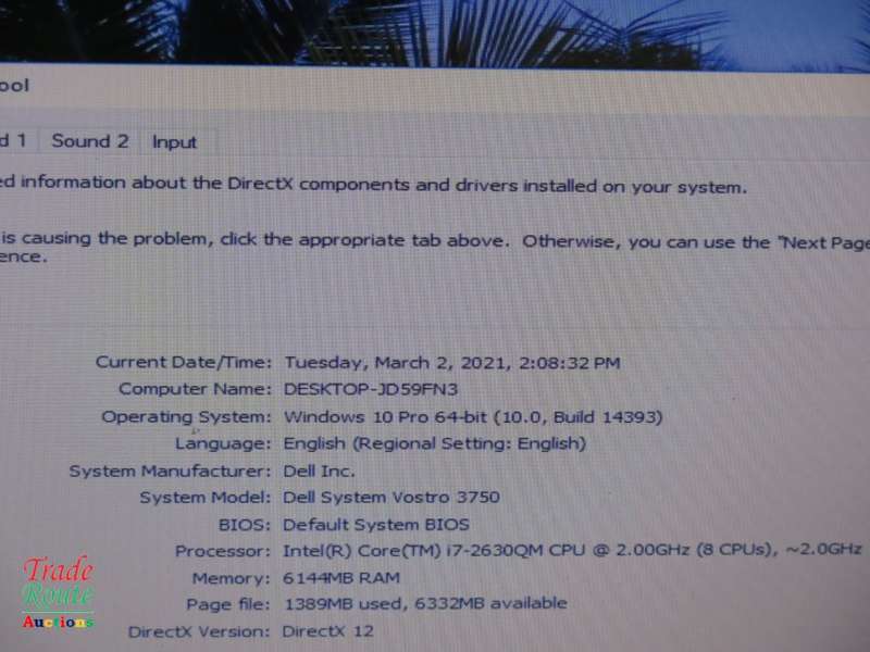 DELL VOSTRO 3750 17-INCH MONSTER i7 LAPTOP - 6GB RAM - 500GB HDD
