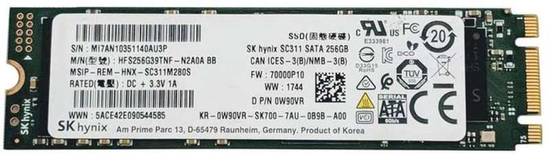 SK Hynix SC311 SATA M.2 SSD ( HFS256G39TNF ) 256GB Solid State Drive