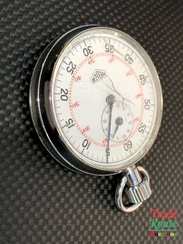 Heuer Pocket watch - Vintage Collector`s dream - Swiss Made StopWatch circa 1960s