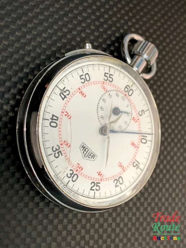 Heuer Pocket watch - Vintage Collector`s dream - Swiss Made StopWatch circa 1960s