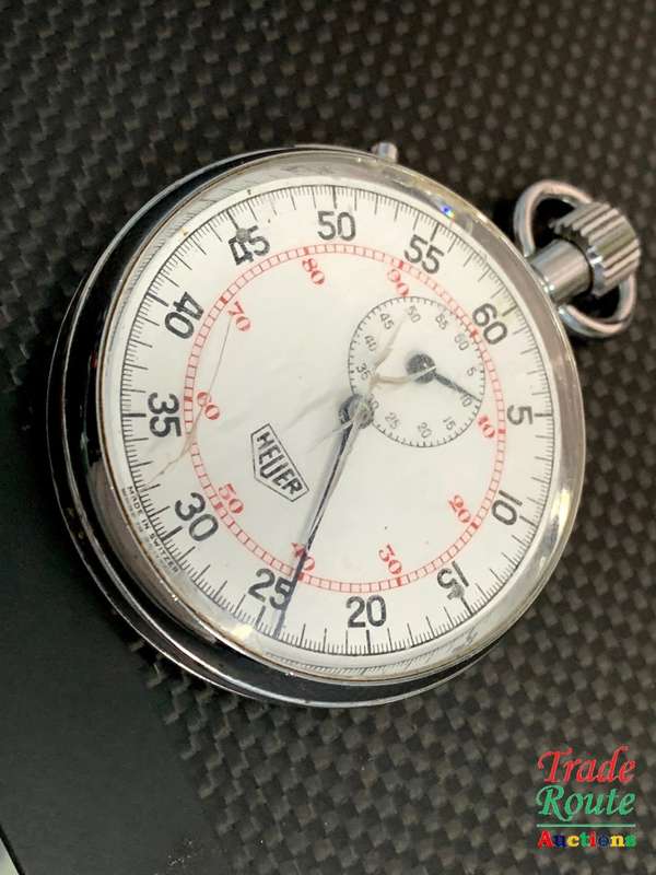 Heuer Pocket watch - Vintage Collector`s dream - Swiss Made StopWatch circa 1960s