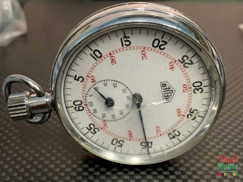 Heuer Pocket watch - Vintage Collector`s dream - Swiss Made StopWatch circa 1960s