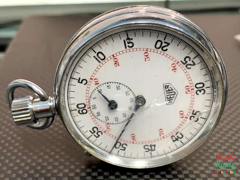 Heuer Pocket watch - Vintage Collector`s dream - Swiss Made StopWatch circa 1960s