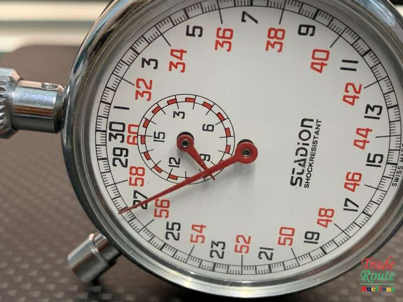 Vintage Stadion pocket watch - Collector`s dream - Swiss Made Stop Watch