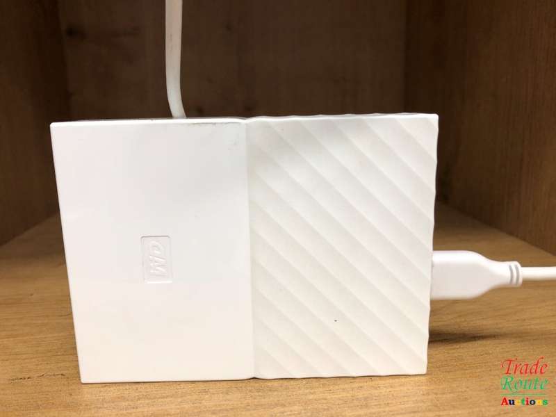 WD 4TB My Passport USB 3.0 Secure Portable Hard Drive (White)
