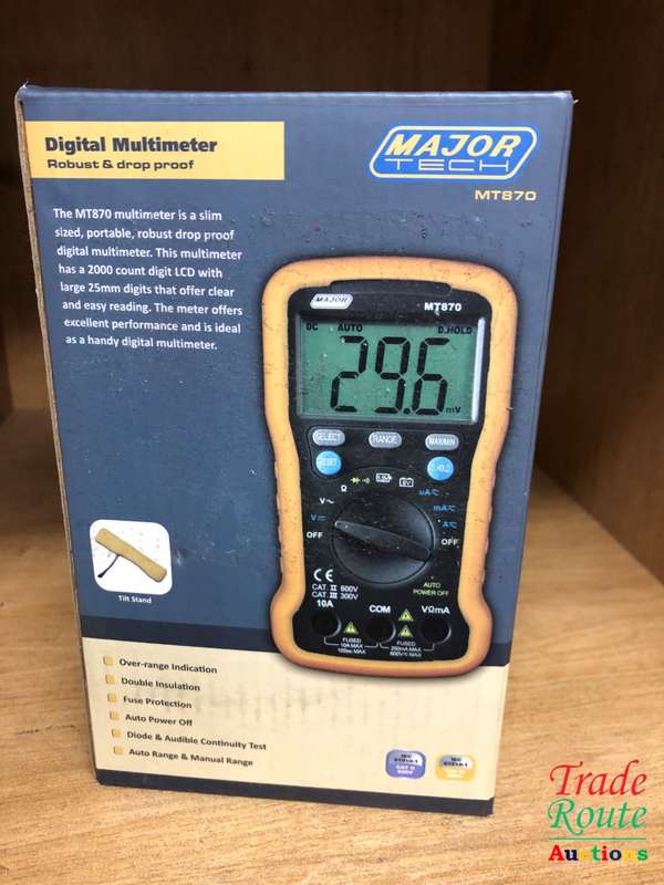 Major Tech - MT870 Digital Multimeter Robust & drop proof