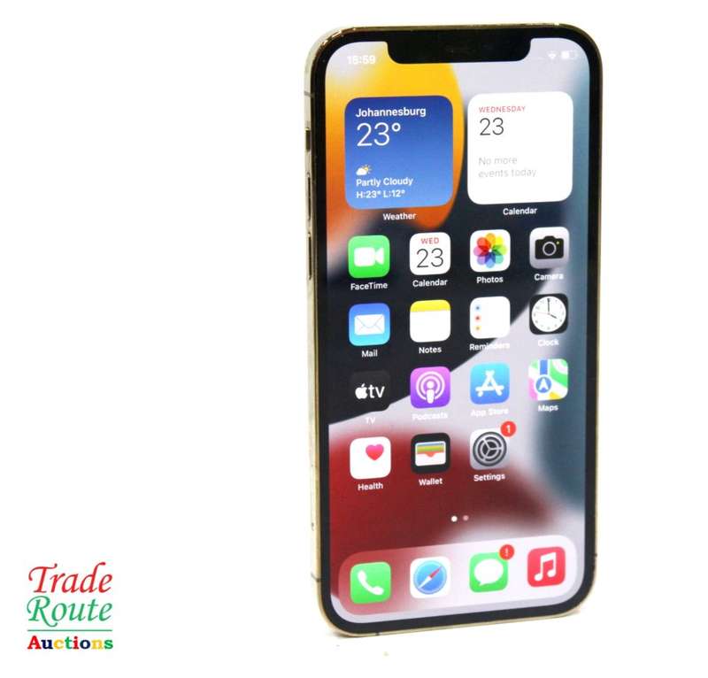 APPLE IPHONE 12 PRO GOLD 128GB BOXED + SLEEVE - MINT CONDITION A2407
